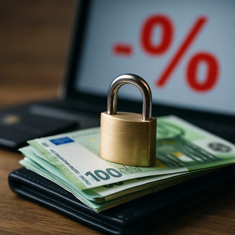 Illustration zum Artikel: So schützt du dein Geld vor Minuszinsen